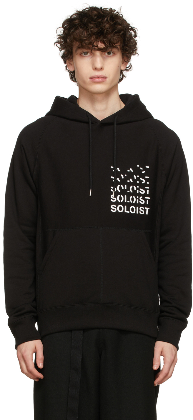 Black Soloist Hoodie by TAKAHIROMIYASHITA TheSoloist. on Sale