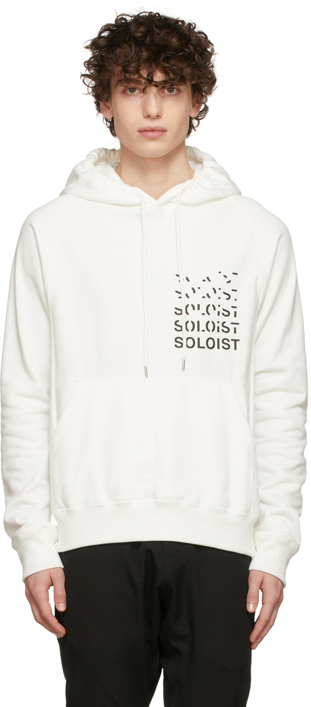 White Soloist Hoodie