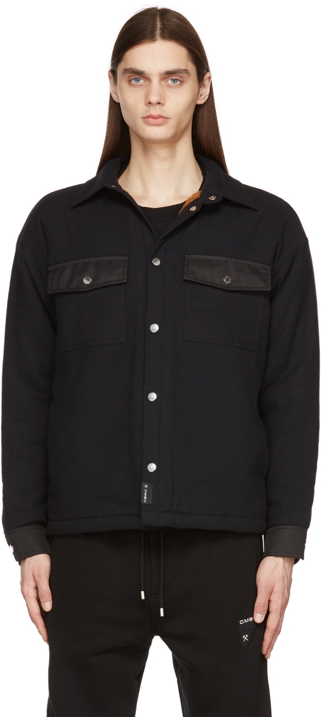 Black Ghani Flannel Shirt