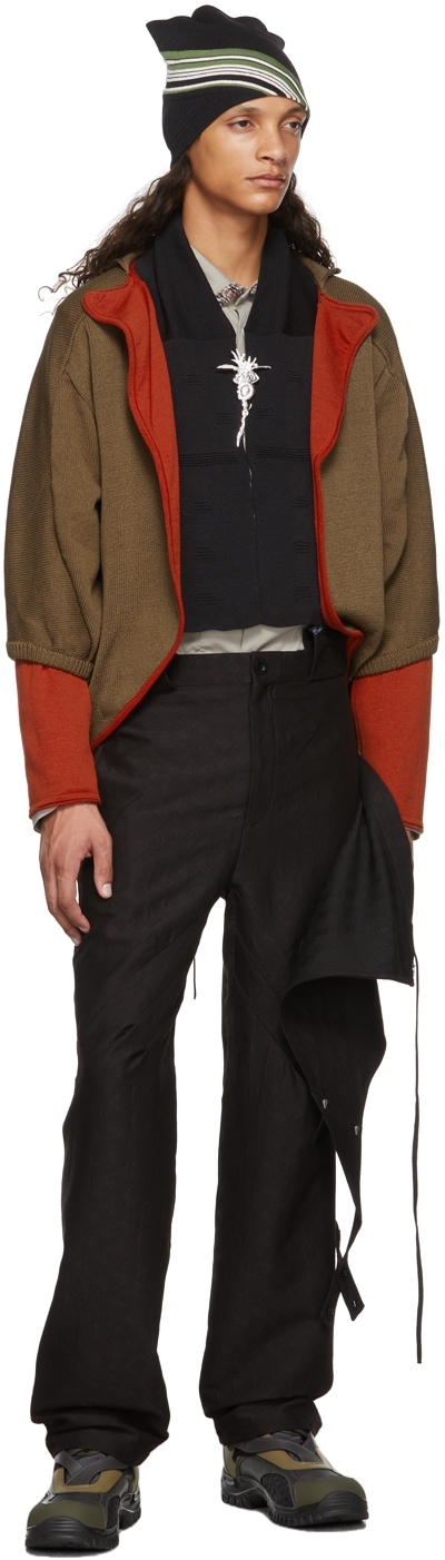 Kiko Kostadinov Brown Dorset Apron Trousers | Smart Closet