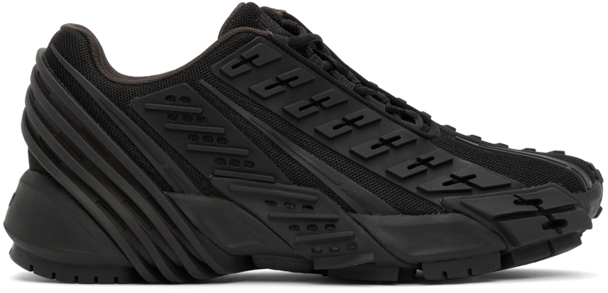 Black S-Prototype Low Sneakers by Diesel on Sale