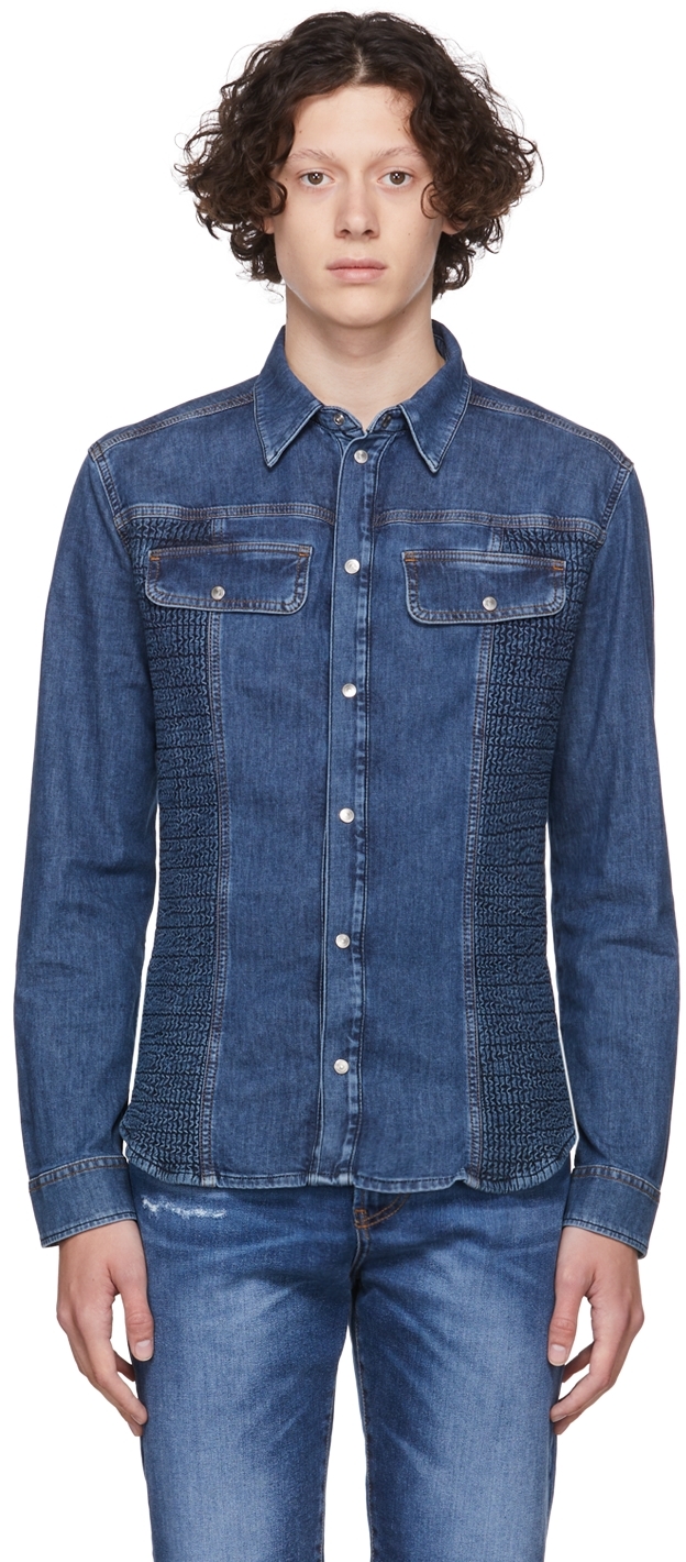 DIESEL BLUE WESTY SHIRT