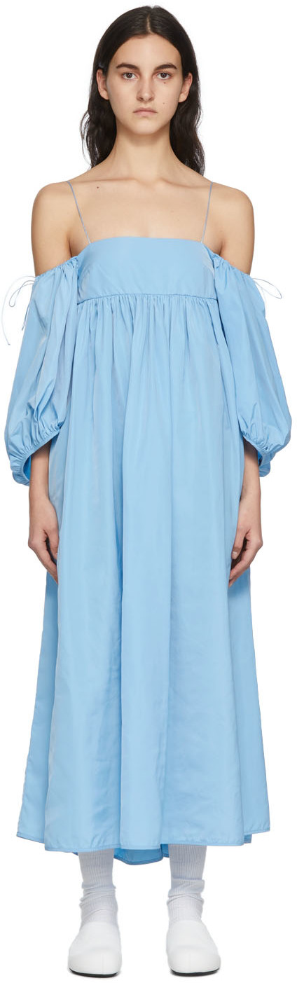 Cecilie Bahnsen Blue Holly Mid-Length Dress | Smart Closet