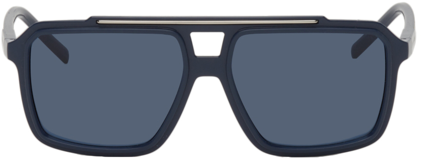Dolce & Gabbana Blue Gros Grain Sunglasses