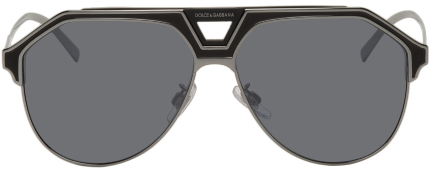 Dolce & Gabbana: Black Miami Sunglasses | SSENSE