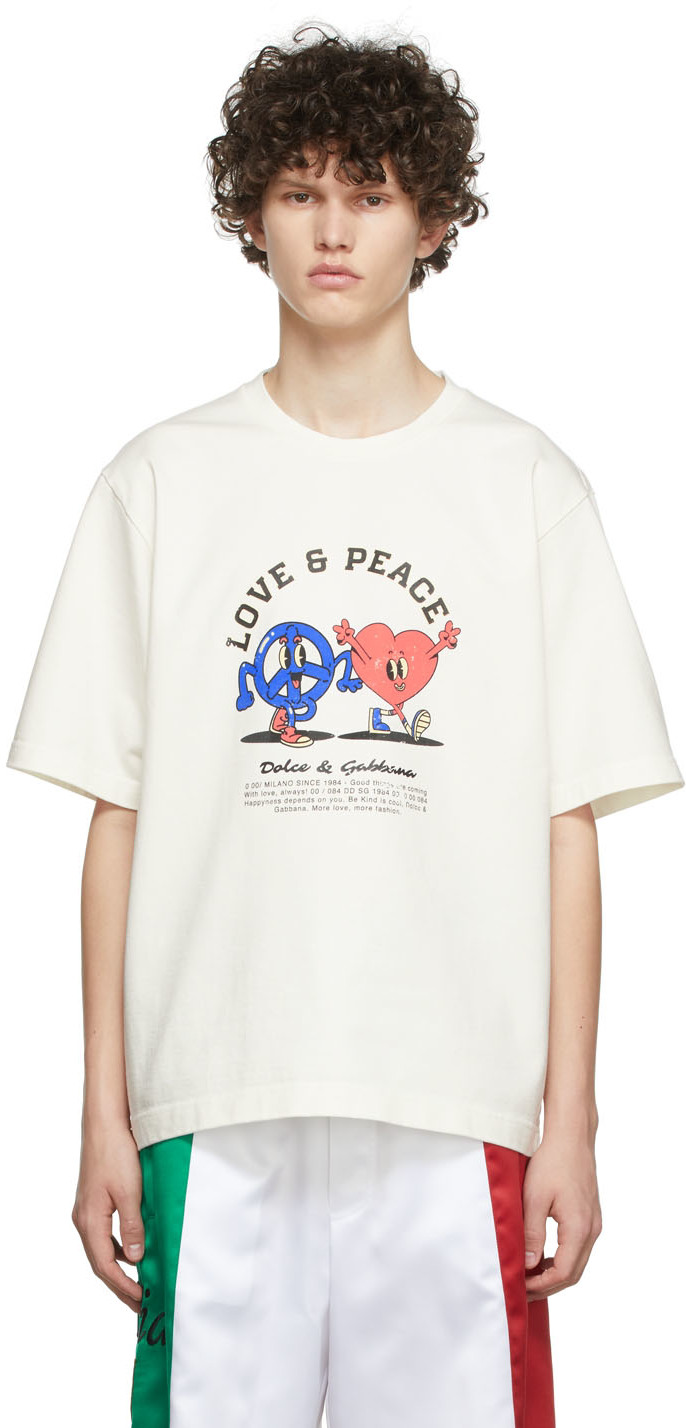 Kleding Gender-neutrale kleding volwassenen Tops & T-shirts T-shirts T-shirts met print Dolce & Gabbana T-Shirt 