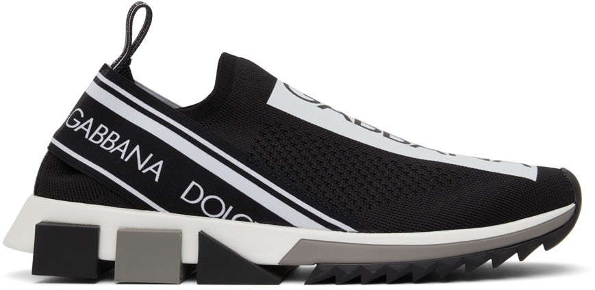 Dolce & Gabbana Black & White Sorrento Sneakers