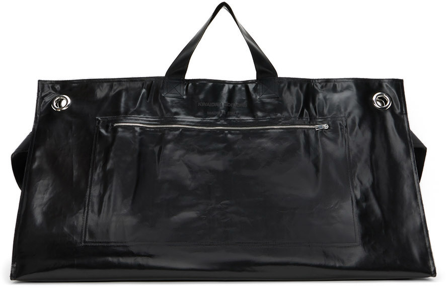 Black Rubber Tote