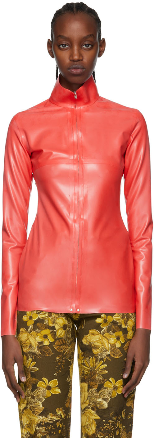 Kwaidan Editions: Red Latex Turtleneck 