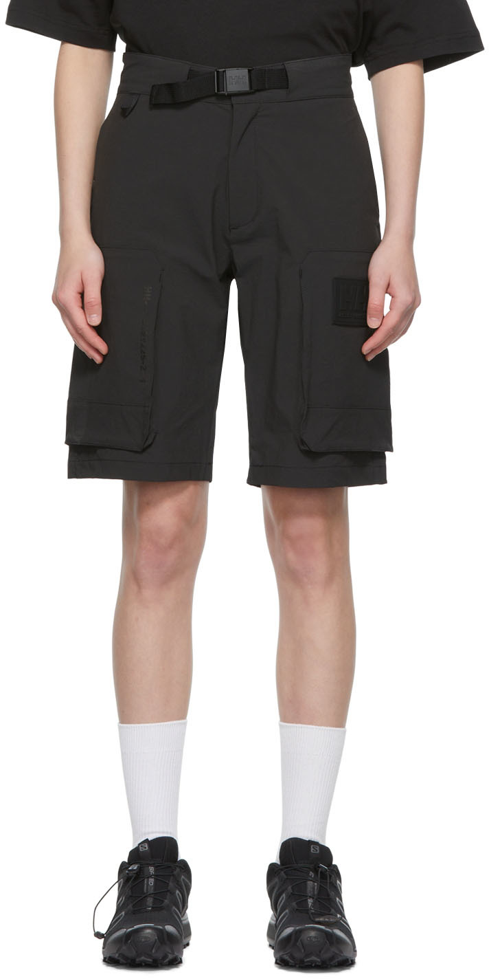 HH-118389225 Black Nylon Shorts