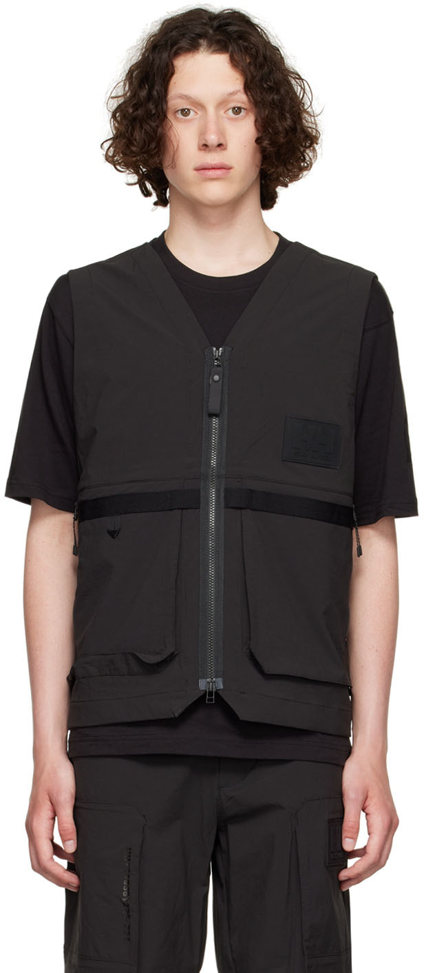 Black Polyester Vest