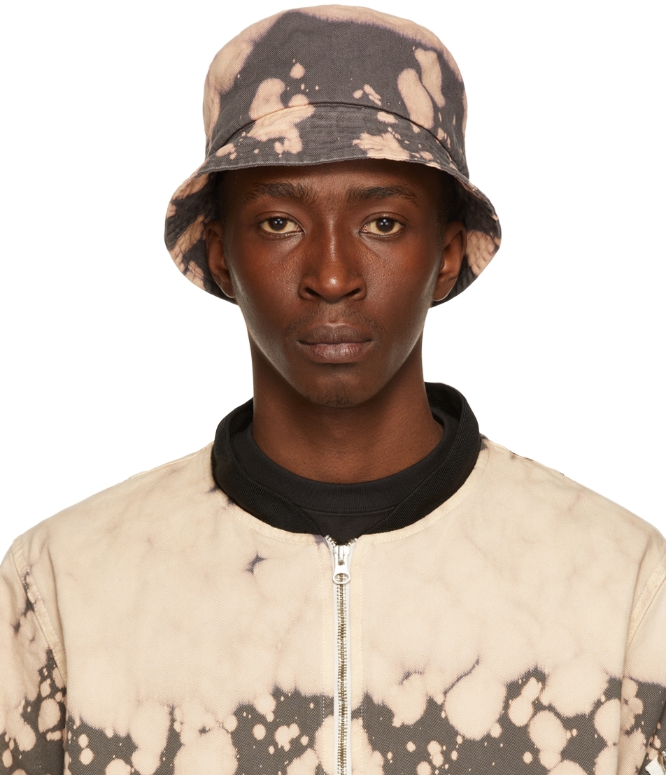 Grey Hand-Dyed Bucket Hat