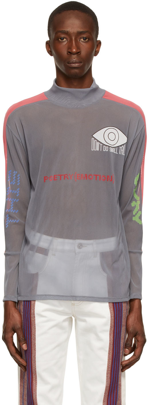 NOMA t. d. Grey Brain Dead Edition Polyester Turtleneck