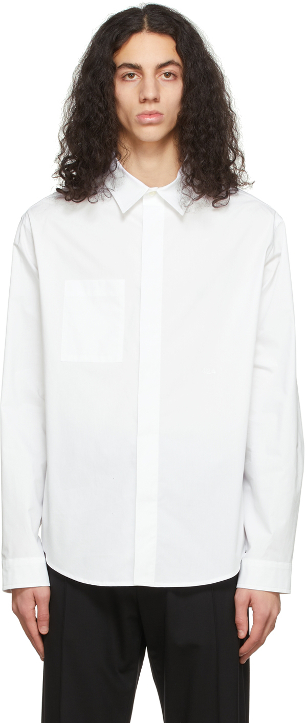 424 White Oxford Shirt