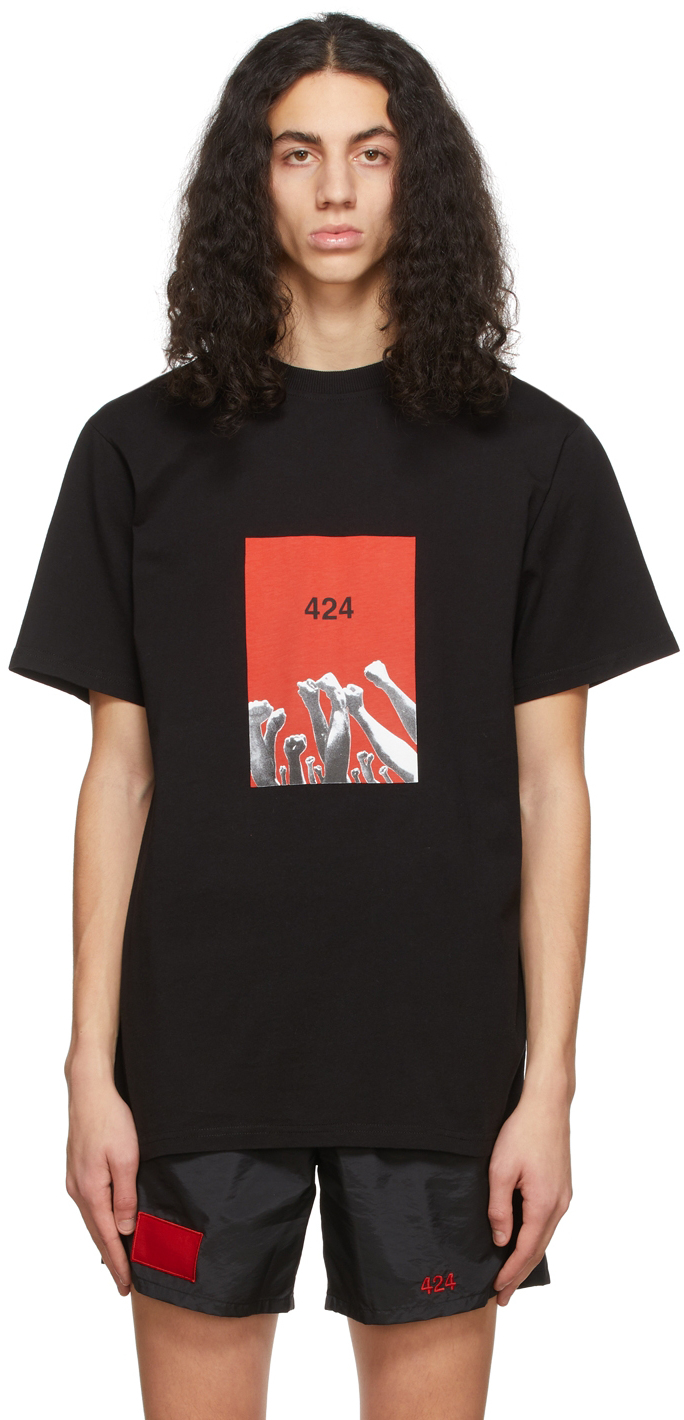424 Black Rebellion T Shirt