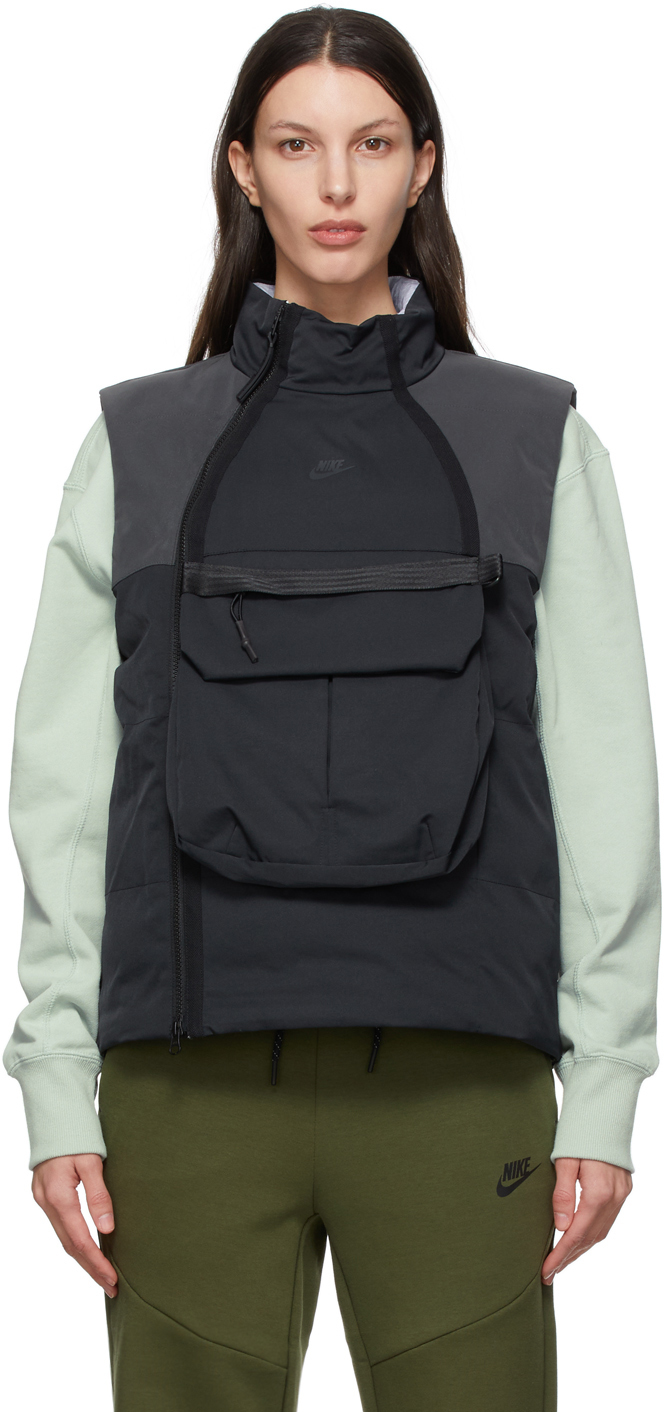 Nike Black & Grey Therma-FIT Insulated Vest