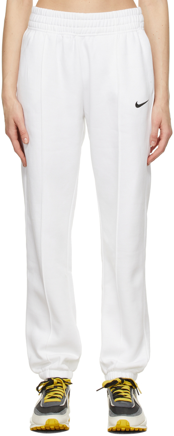 White Sportswear Essential Lounge Pants SSENSE Women Clothing Loungewear Sweats 