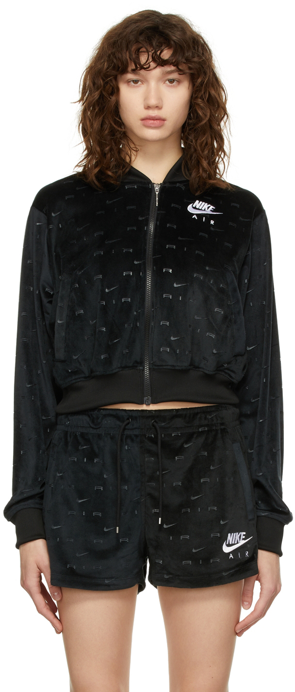 Nike Black Velour Air Jacket