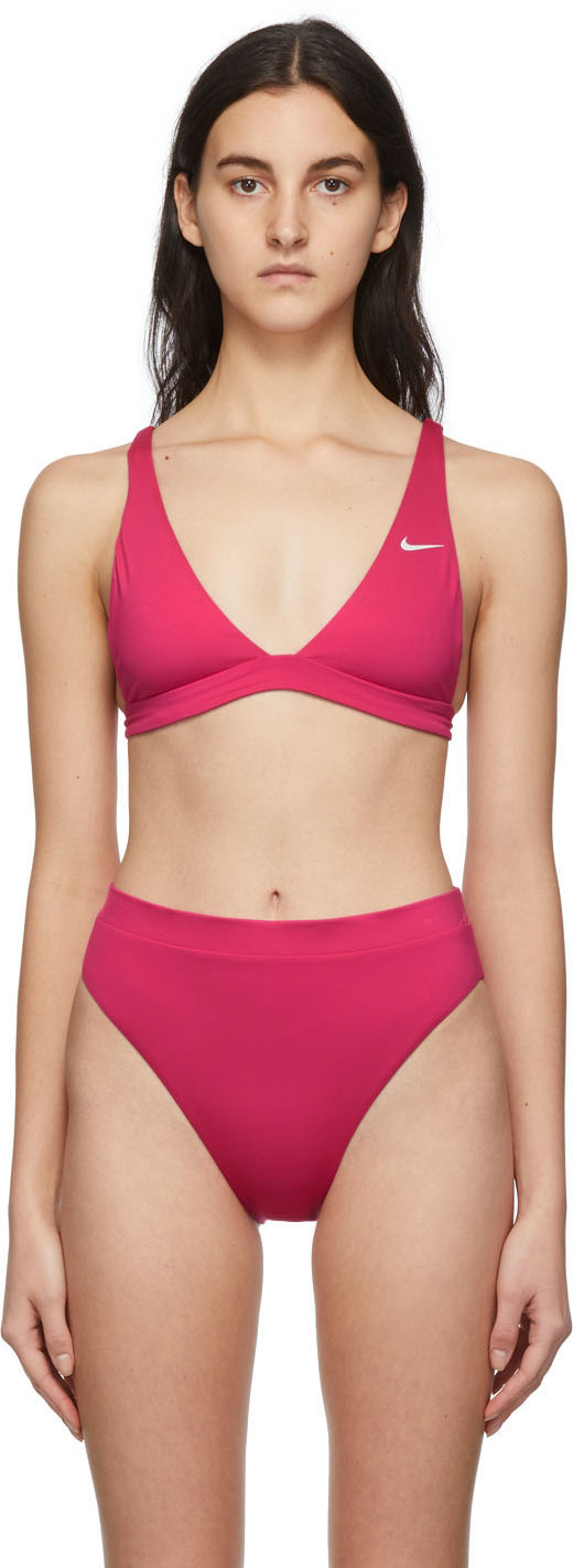 Pink Essential Bralette Bikini Top by Nike on Sale