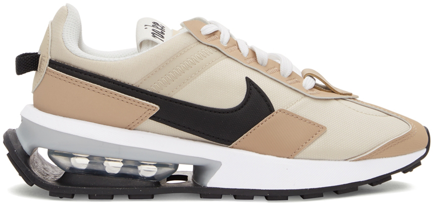 Convenient Sticky Ringback Beige Air Max Pre-Day Sneakers by Nike on Sale