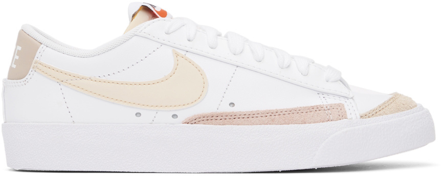 Nike White Blazer 7 Low Platform Sneakers - DC4769-108