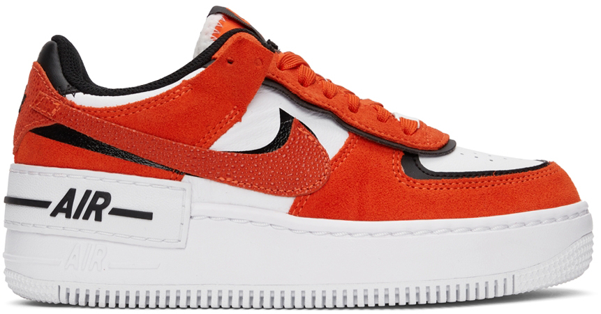 Nike Red & White W AF1 Shadow Sneakers - DQ8586-800