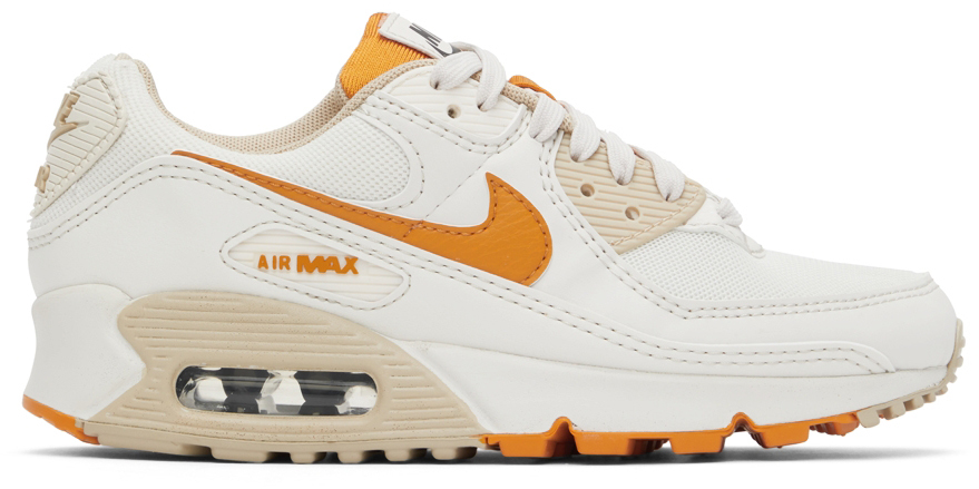 Nike Off-White & Orange Air Max 90 SE Sneakers