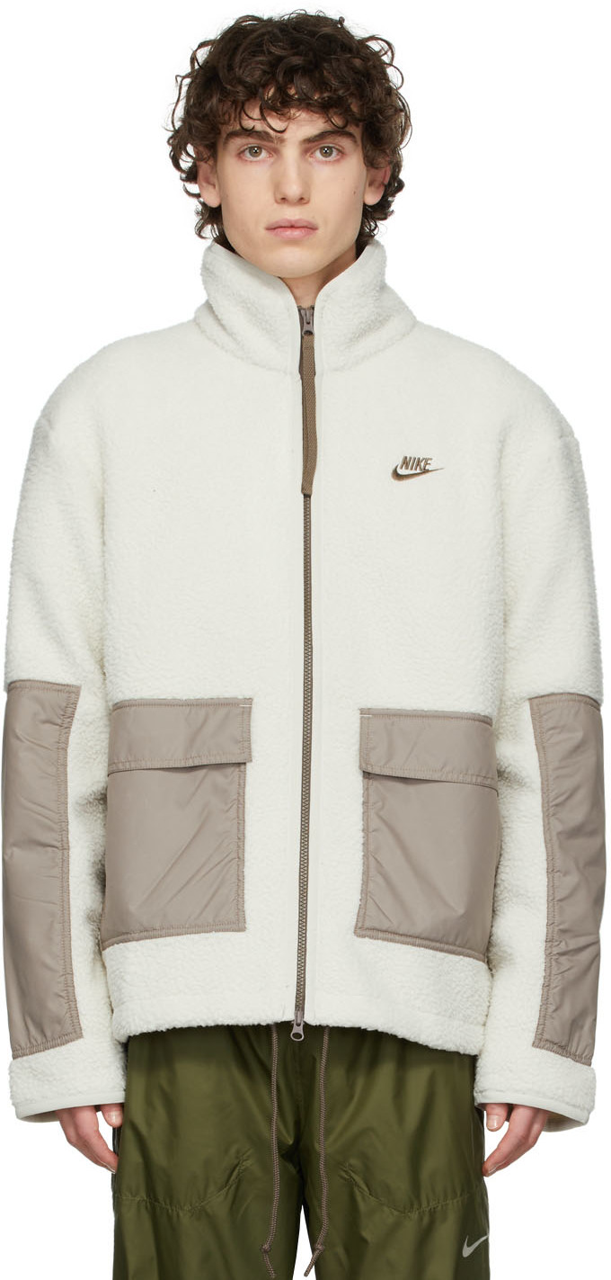 Nike Grey Sherpa Jacket