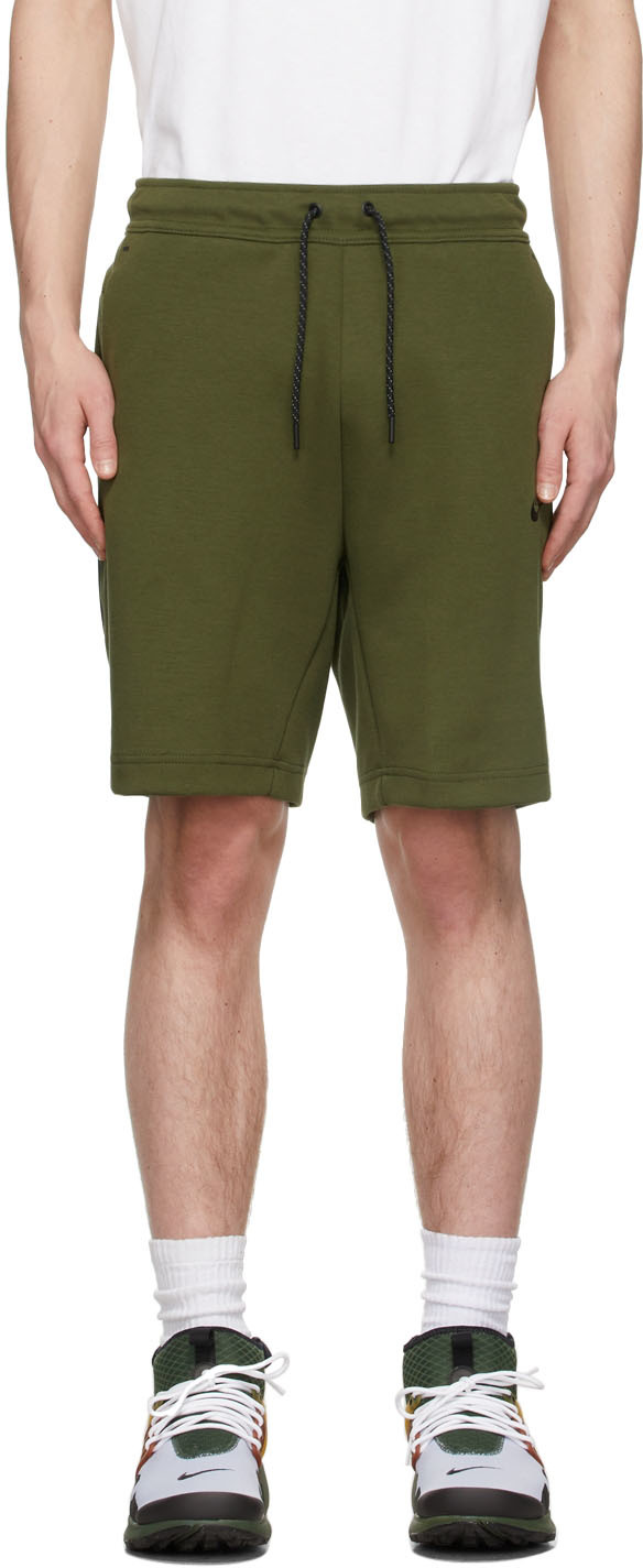 Nike Green NSW Tech Fleece Shorts