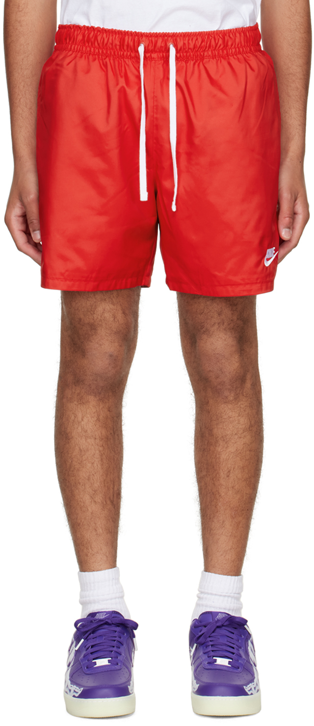 Nike Red NSW Essentials Shorts
