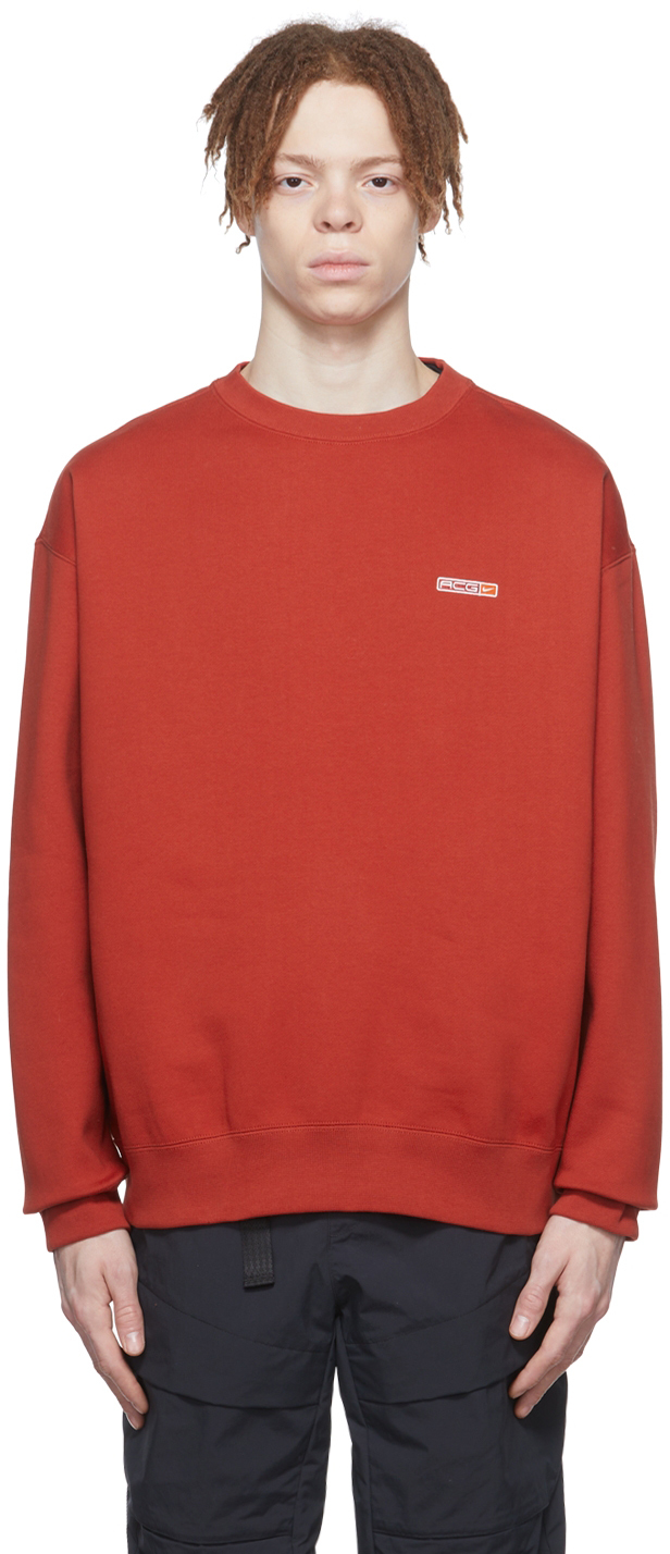 Nike Red ACG Therma-FIT Sweatshirt