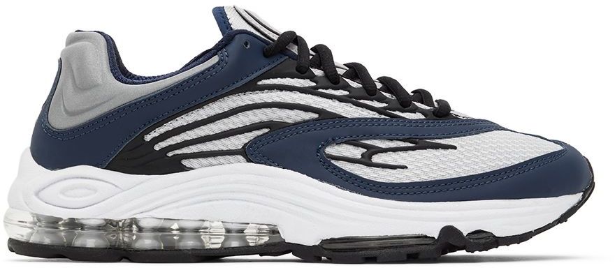 pálido esposa Hacer Gray & Navy Air Tuned Max Sneakers by Nike on Sale