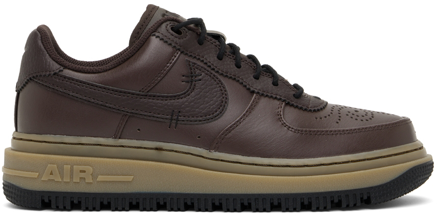 Nike Brown Air Force 1 Luxe Sneakers