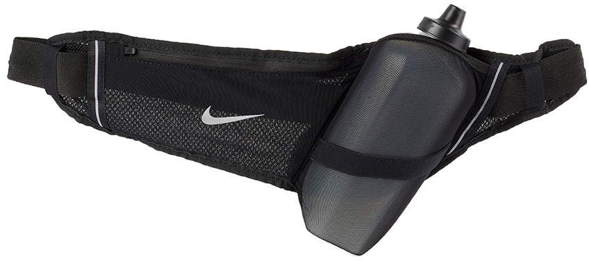 Nike Black Flex Stride Bottle & Belt, 22 oz