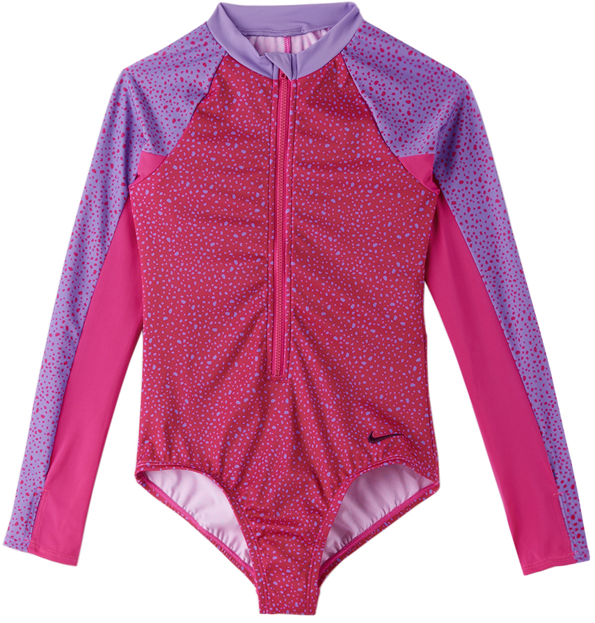 Pink Zip Swimsuit, One Piece