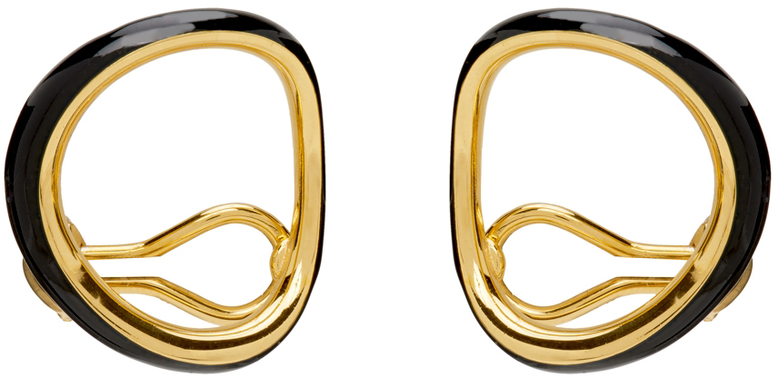 Charlotte Chesnais Gold & Black Naho Original Earrings