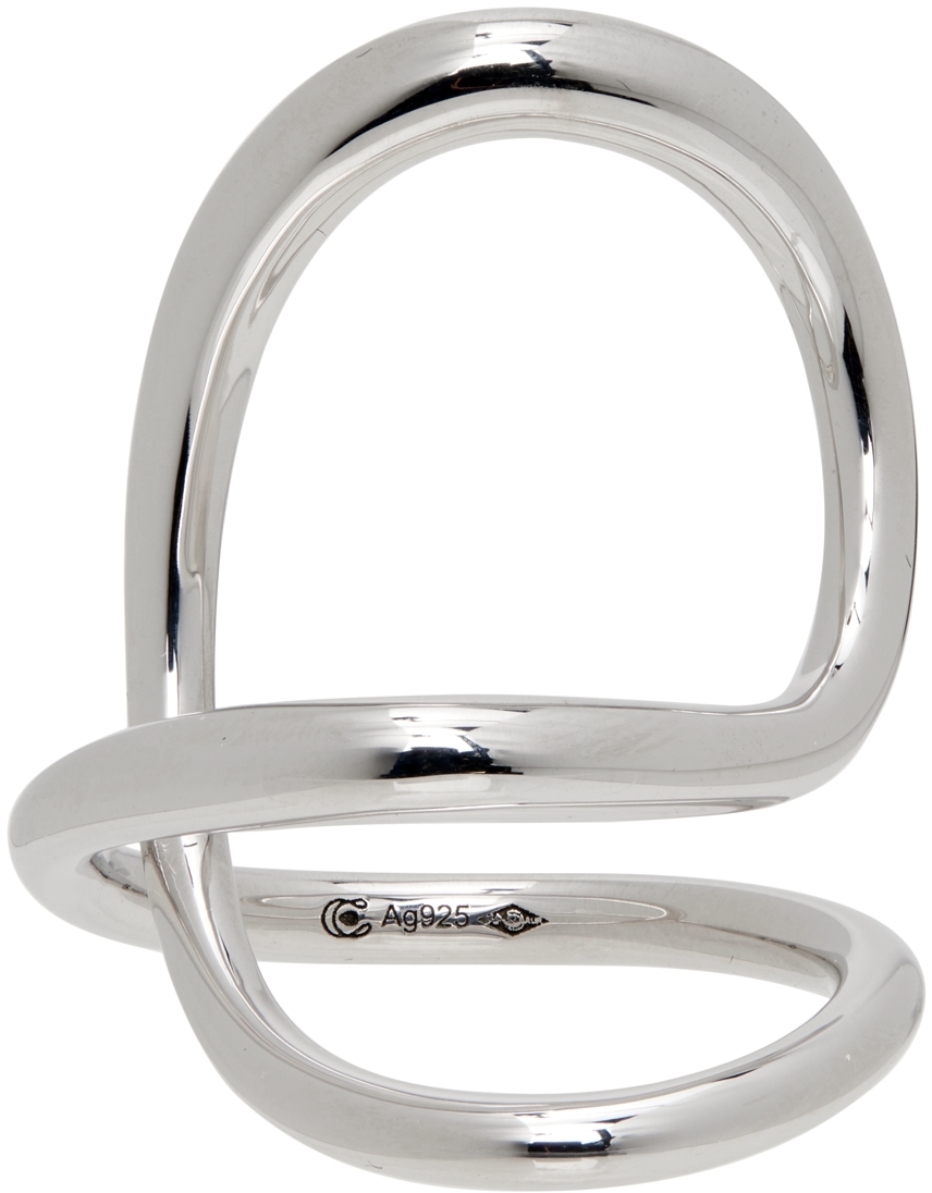 Silver Ribbon Ring