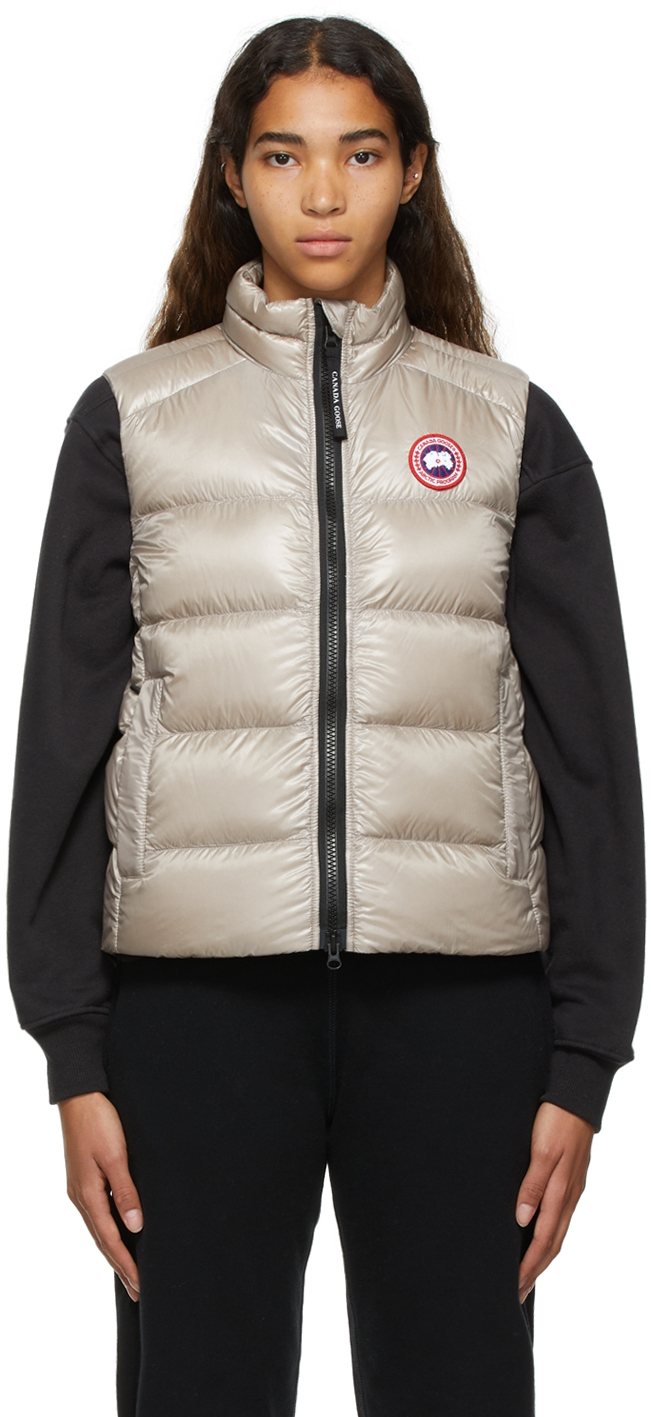 Canada Goose Taupe Down Cypress Vest