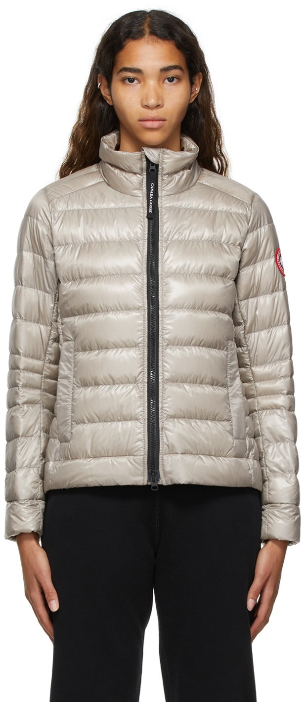 Canada Goose Taupe Down Cypress Jacket