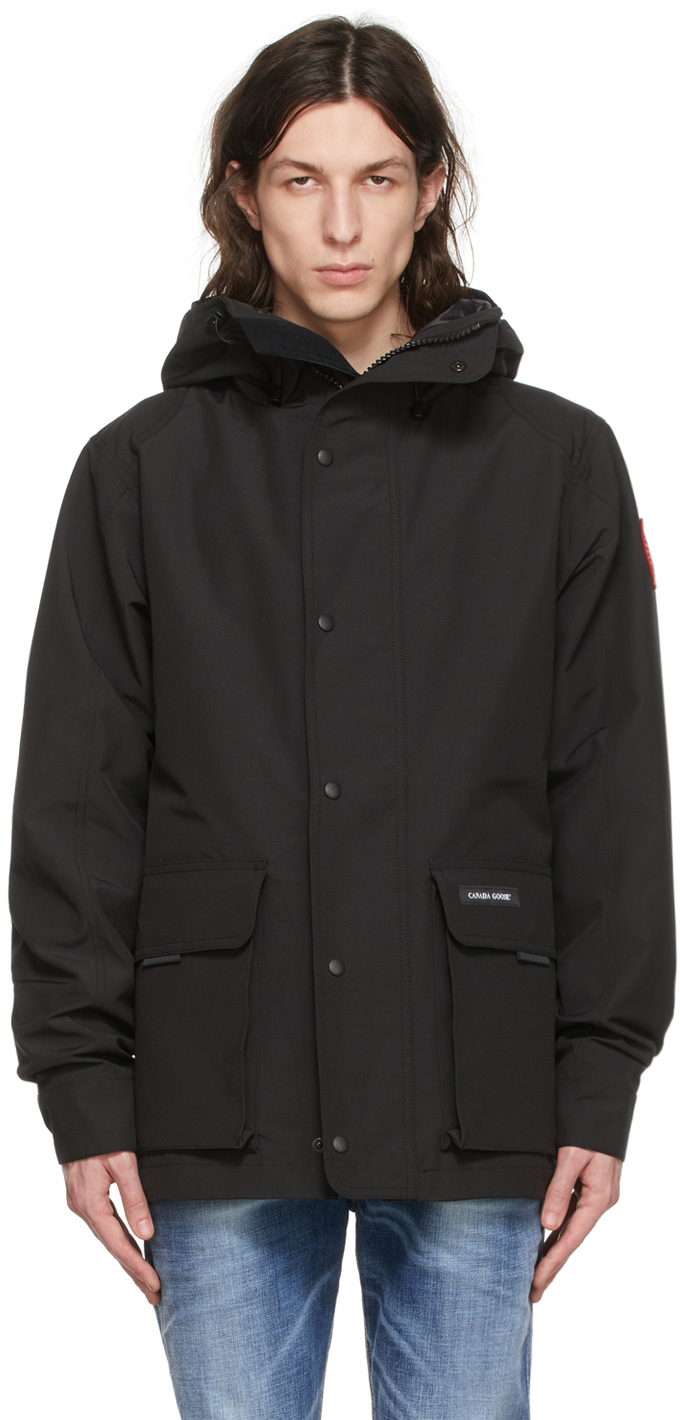 Canada Goose: Black Lockeport Coat | SSENSE