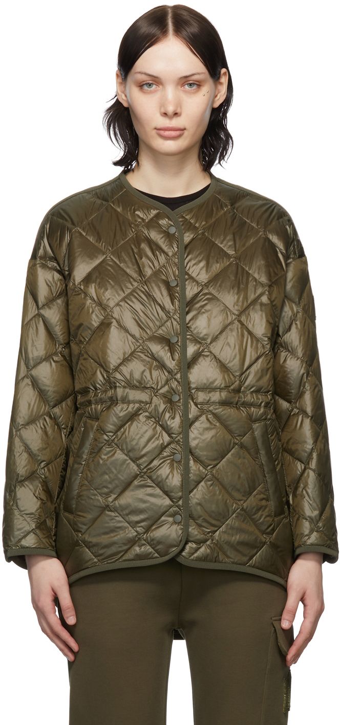 Khaki Down Packable Etoile Jacket by MACKAGE on Sale