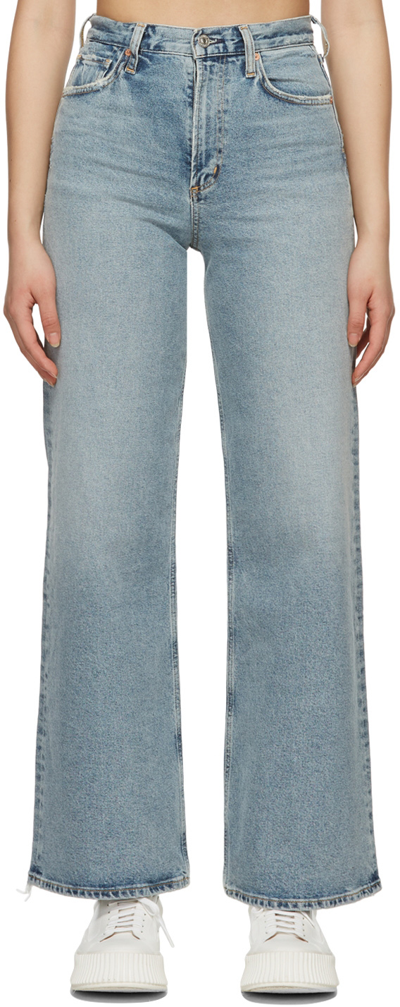 Citizens of Humanity: Blue Paloma Baggy Jeans | SSENSE Canada