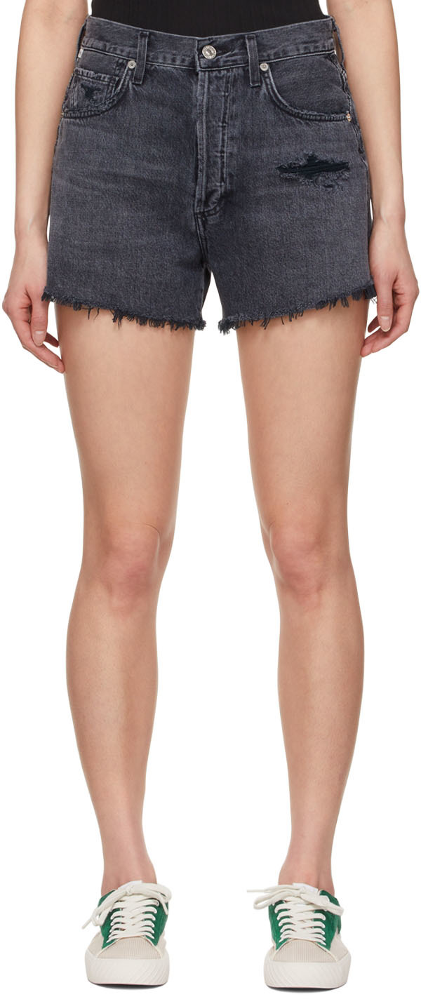 Citizens of Humanity Black Humanity Marlow Shorts