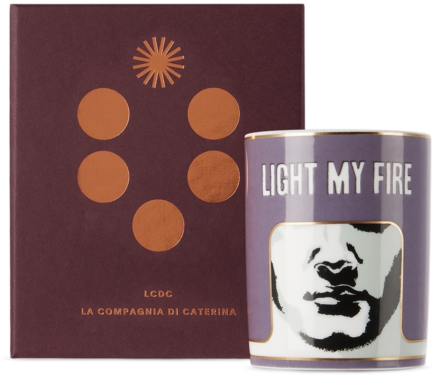 Ginori 1735 Il Favorito Large Scented Candle In Lavender/ Forest Wax