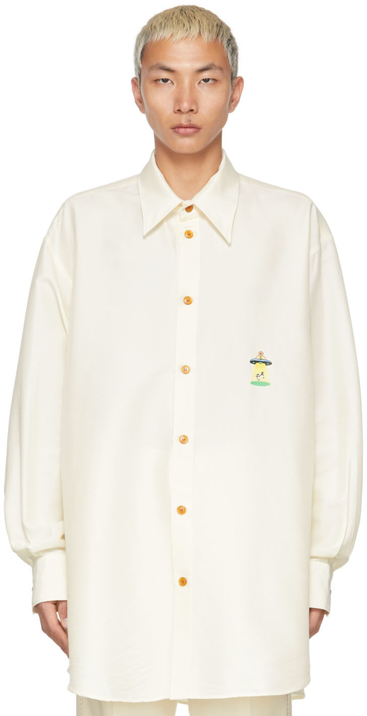 Off-White Milk Fibre Shirt