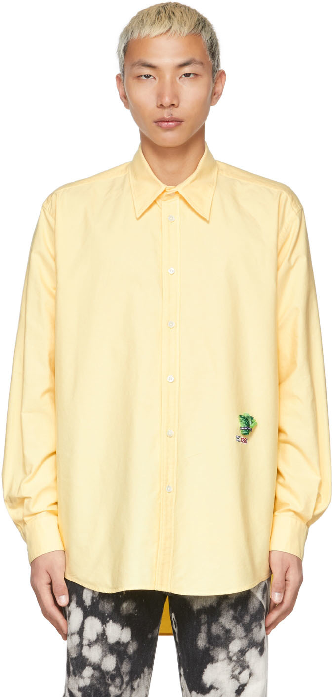 Doublet: Yellow Vegetable Dyed Shirt | SSENSE Canada