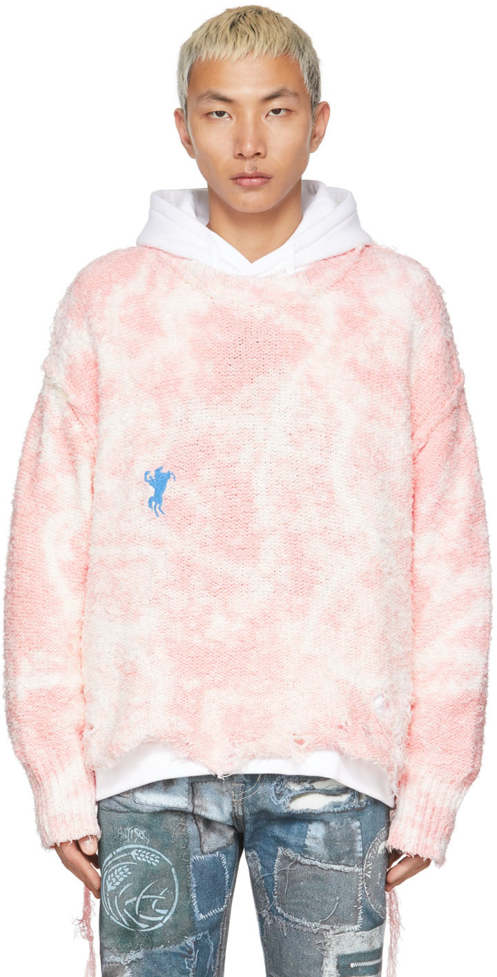 bleached pullover