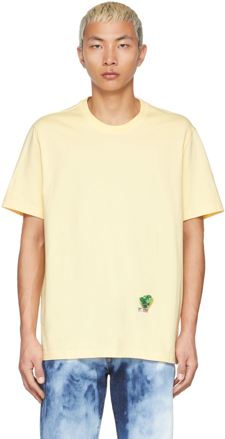 Yellow Vegetable Dyed Lettuce T-Shirt