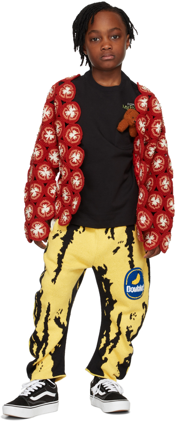Doublet Puppet Animal Embroidery Jacket - Red