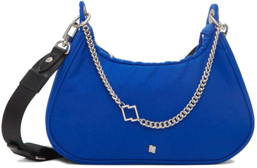 ADER error Blue Tetris Chain Shoulder Bag